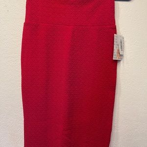 NWT Lularoe red Cassie
